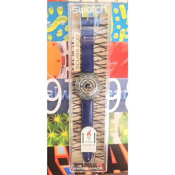 Swatch watch SüDPOL SDG106 1995 Scuba New Old Stock - Picture 2 of 8